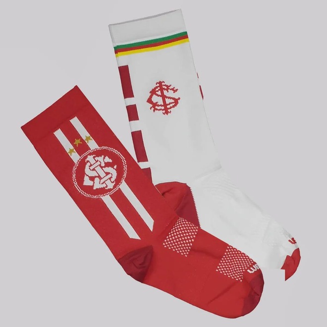 Meia Cano Alto Rikam Internacional - 2 Pares - Unissex - Foto 1