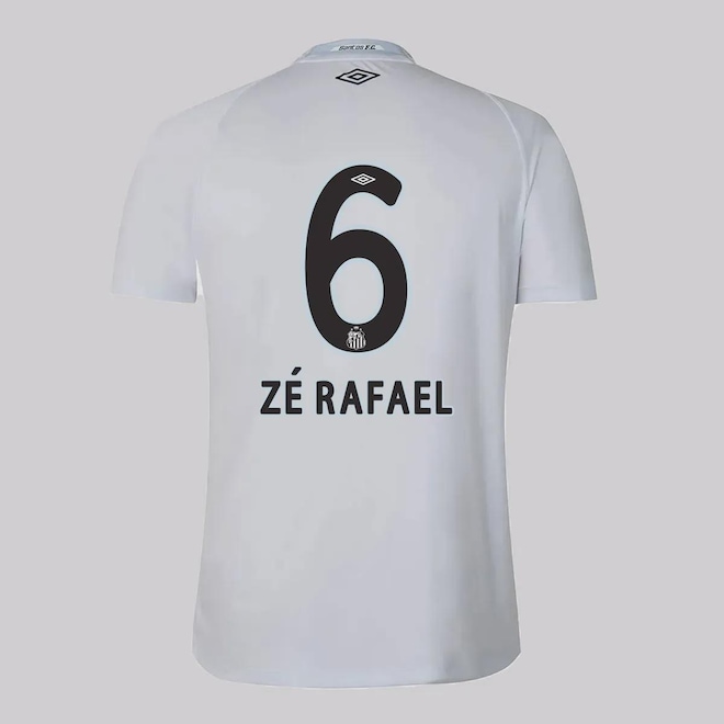 Camisa do Santos I 25/26 Umbro 6 Zé Rafael Masculina - Foto 1