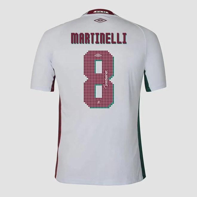 Camisa do Fluminense II 25/26 Umbro 8 Martinelli Masculina - Foto 1