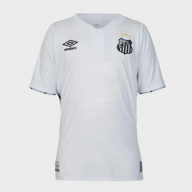 Camisa do Santos I 24/25 Umbro Oficial Unissex - Foto 1