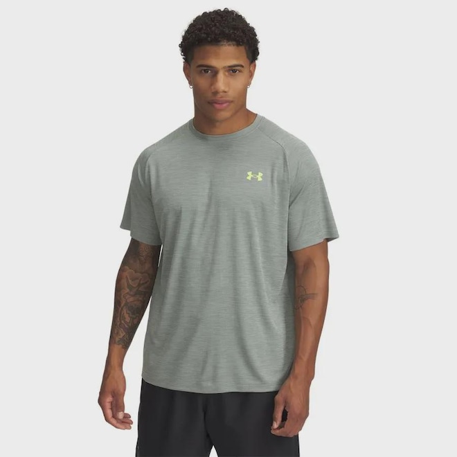 Camiseta Under Armour Tech Textured Masculina - Foto 1