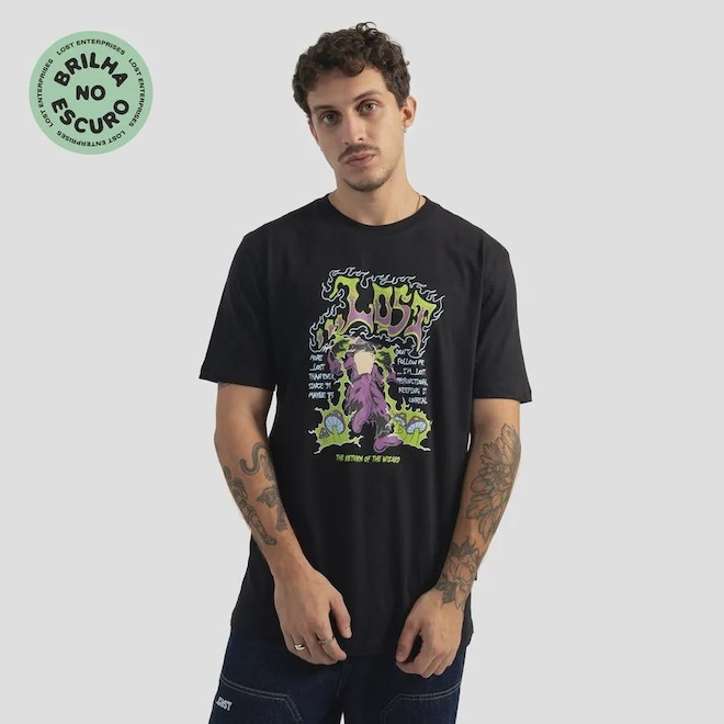 Camiseta Lost Wizards Return Masculina - Foto 1