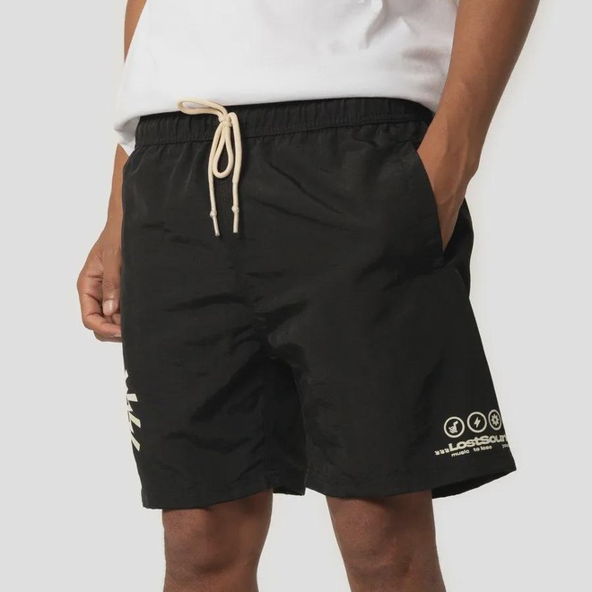 Shorts de Elástico Lost Get Masculino - Foto 1
