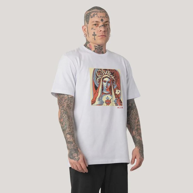Camiseta Regular MCD Santa Masculina - Foto 1