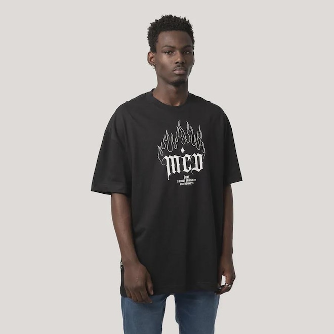 Camiseta Boxfit MCD Fogo Caligraffiti Masculina - Foto 1