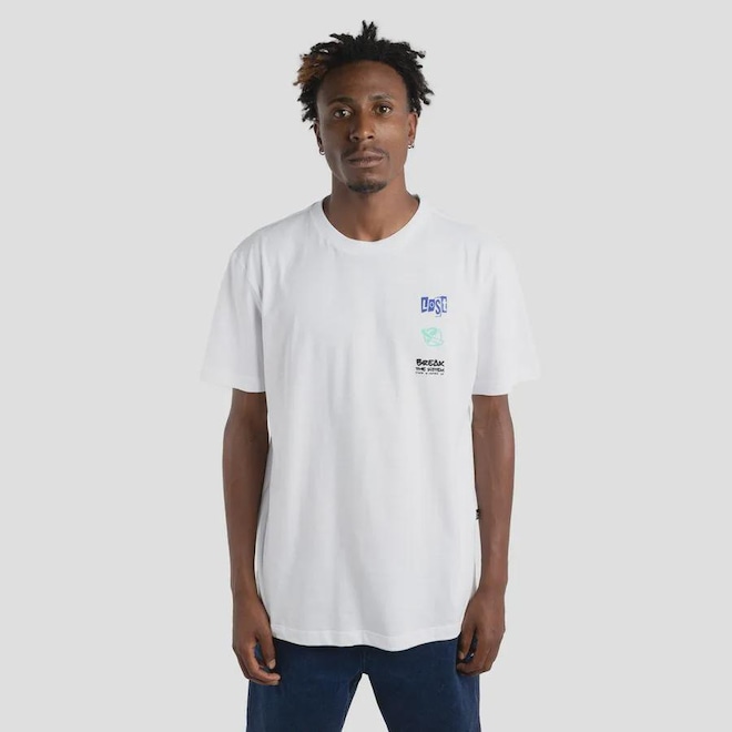 Camiseta Lost Barbed Wire Saturn Masculina - Foto 1