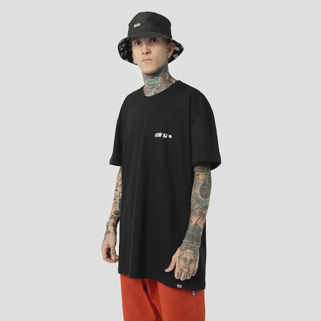 Camiseta Lost Around The World Masculina - Foto 1