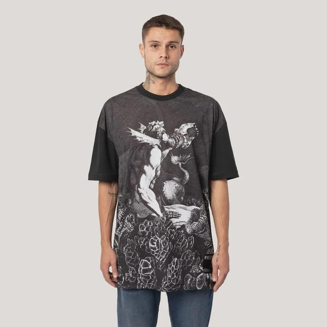 Camiseta Box Fit MCD Tritão Masculina - Foto 1