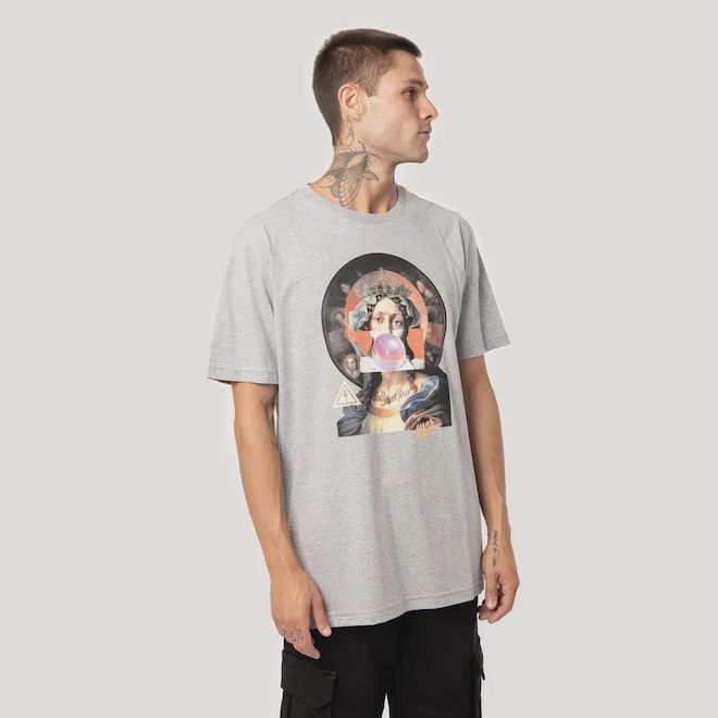 Camiseta Regular MCD Santa Coroa Masculina - Foto 1