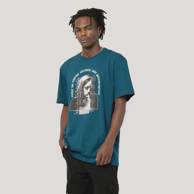 Camiseta Regular MCD Perg Santa Masculina - Foto 1