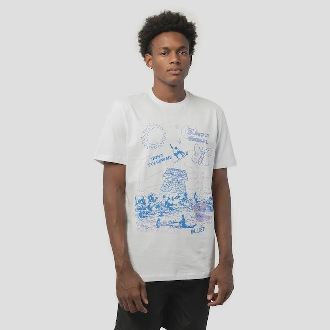 Camiseta Lost We Are Junkie Masculina - Foto 1