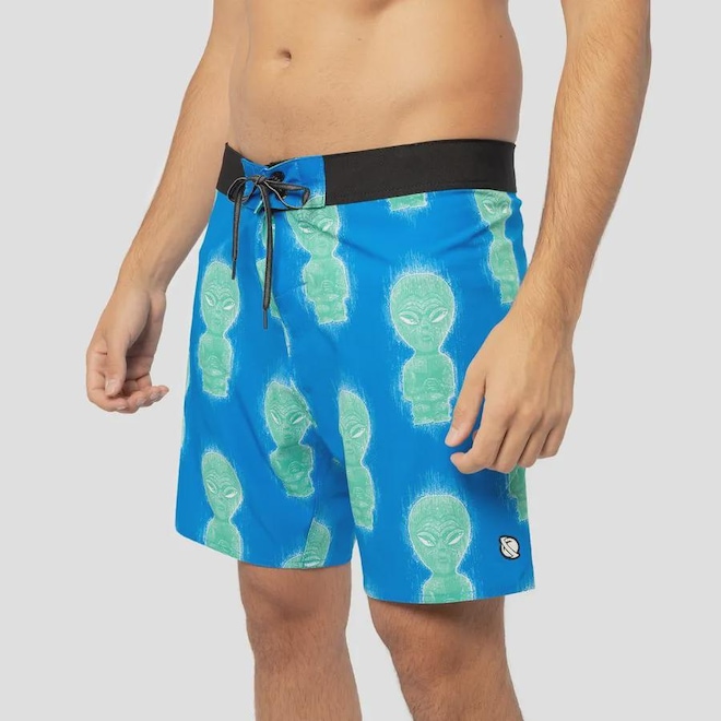 Bermuda Água Lost Alien Artifact Masculina - Foto 1
