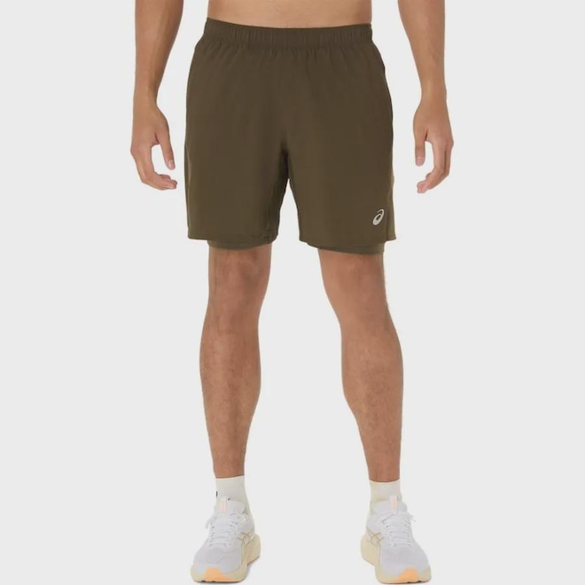 Shorts Asics Silver 2-N-1 7In Masculino - Foto 1