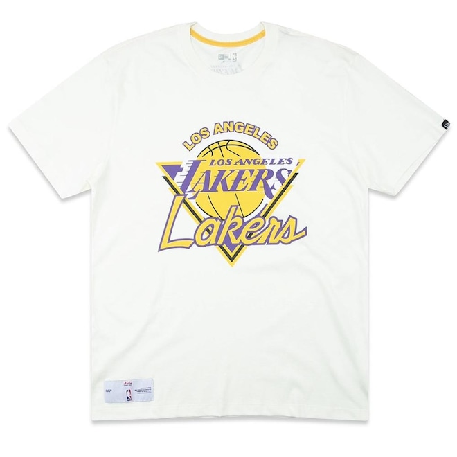 Camiseta Masculina New Era Los Angeles Lakers Fanpage - Foto 1