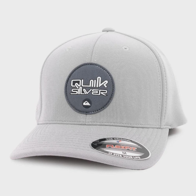 Boné Quiksilver Blue Logo Grey - Foto 1