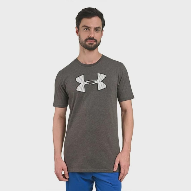 Camiseta Masculina Under Armour Big Logo SS - Foto 1