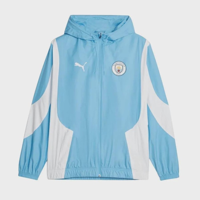 Jaqueta Masculina Manchester City 23/24 Puma Pré-Jogo - Foto 1