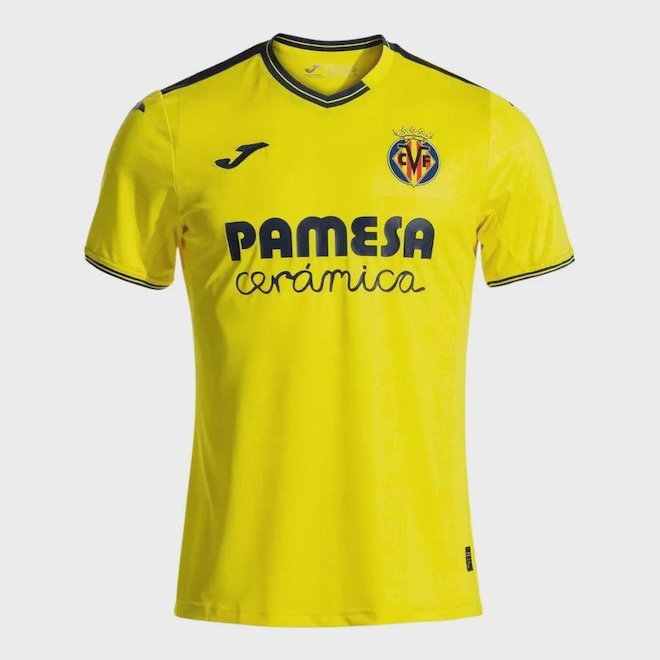 Camisa Villarreal I 24/25 Joma Masculina - Foto 1