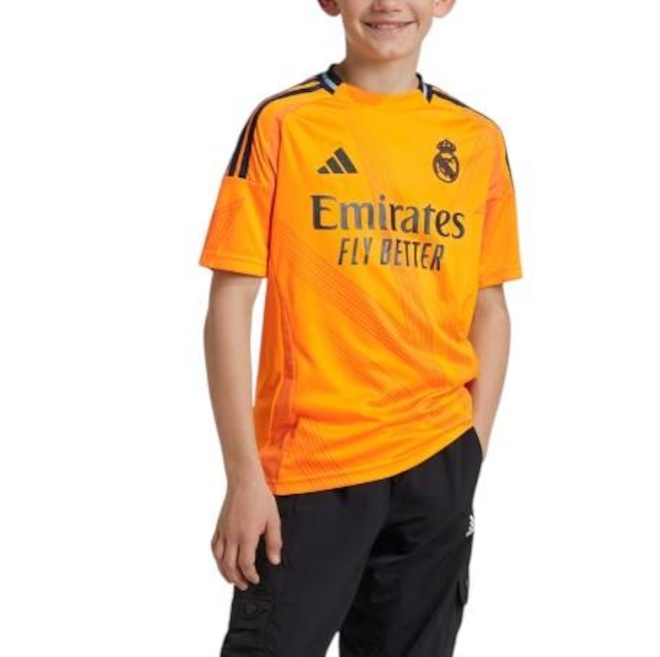 Camisa do Real Madrid II 24/25 adidas Infantil Torcedor - Foto 1