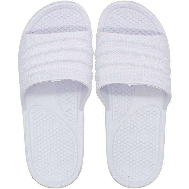 Chinelo Feminino Slide Yvate Texturizado Macio Tira Grossa - Foto 1