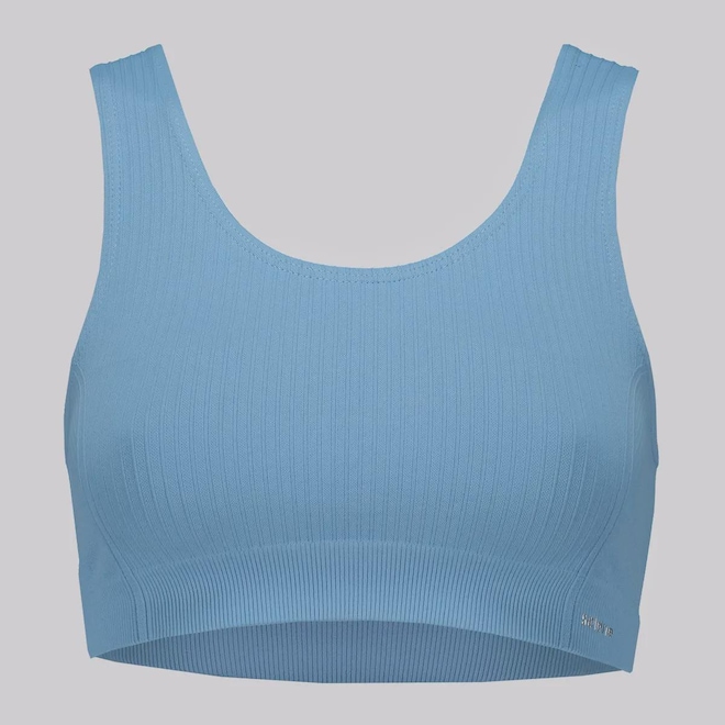 Top Canelado Selene sem Costura Feminino - Foto 1