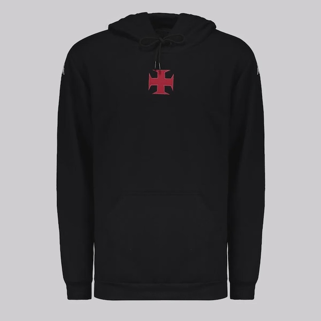 Blusão de Moletom Masculino do Vasco 2025 Kappa Viagem - Foto 1