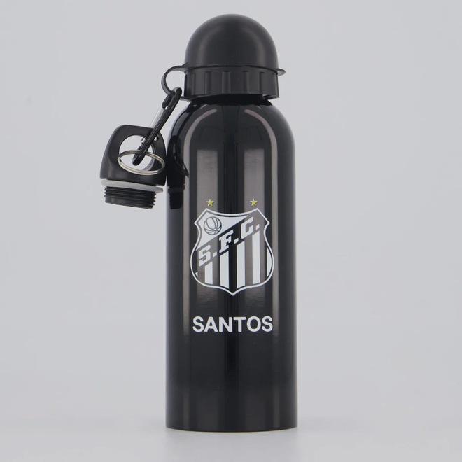 Garrafa Santos FutFanatics Metal - Foto 1