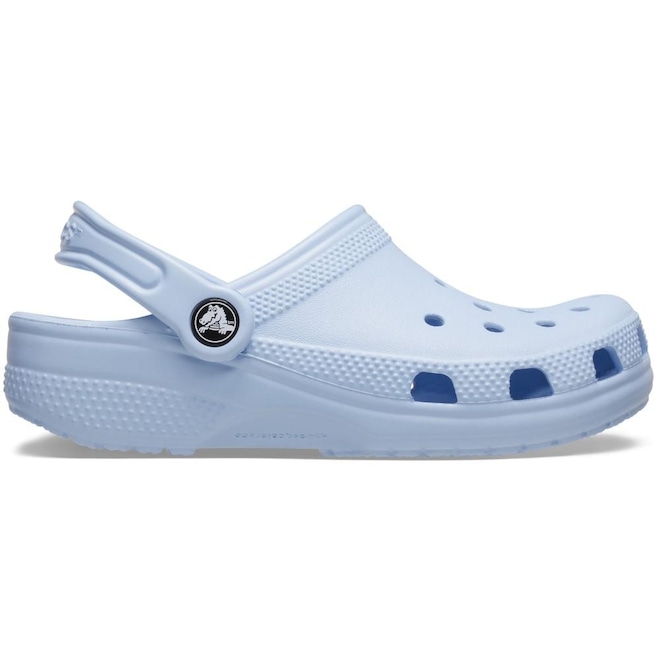 Sandália Crocs Classic Clog Kidst Blue Calcite - Unissex - Foto 1