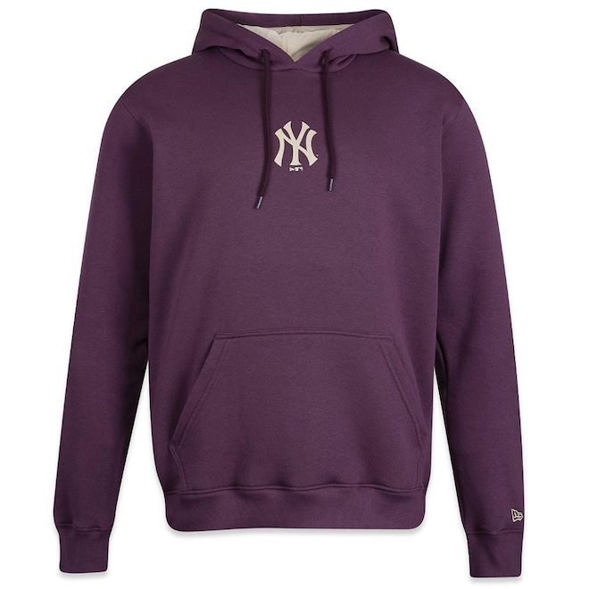 Moletom Canguru New Era New York Yankees Feminino - Foto 1