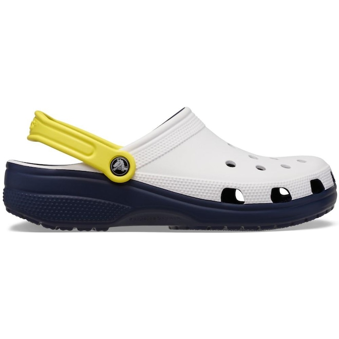 Sandália Crocs Classic Retro Sport Clog White - Unissex - Foto 1