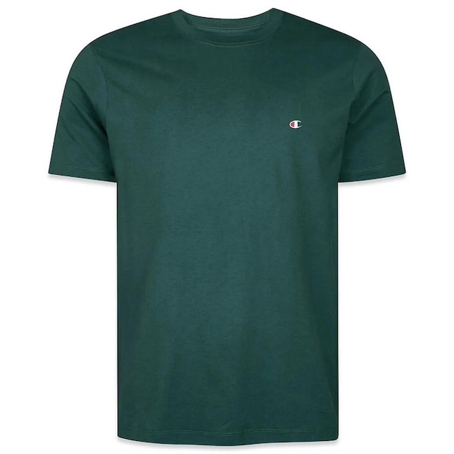 Camiseta Manga Curta Champion Malhão Pes Mc Logo C Masculina - Foto 1