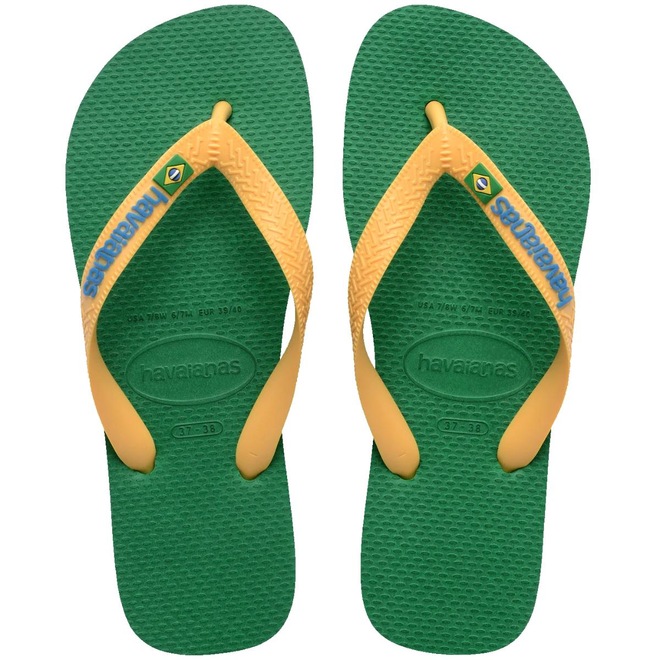 Chinelo Havaianas Brasil Logo Masculino - Foto 1