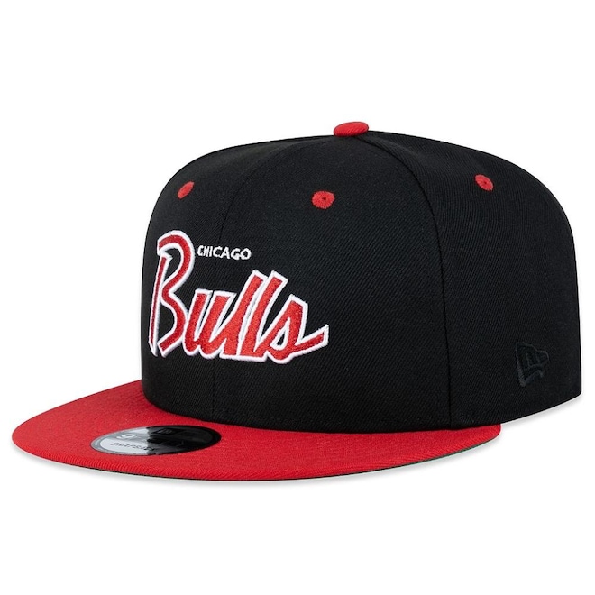 Boné Masculino New Era 950 Chicago Bulls NBA Fanpage - Foto 1