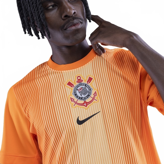 Camisa de Goleiro do Corinthians 25/26 Nike Torcedor Pro Masculina - Foto 1