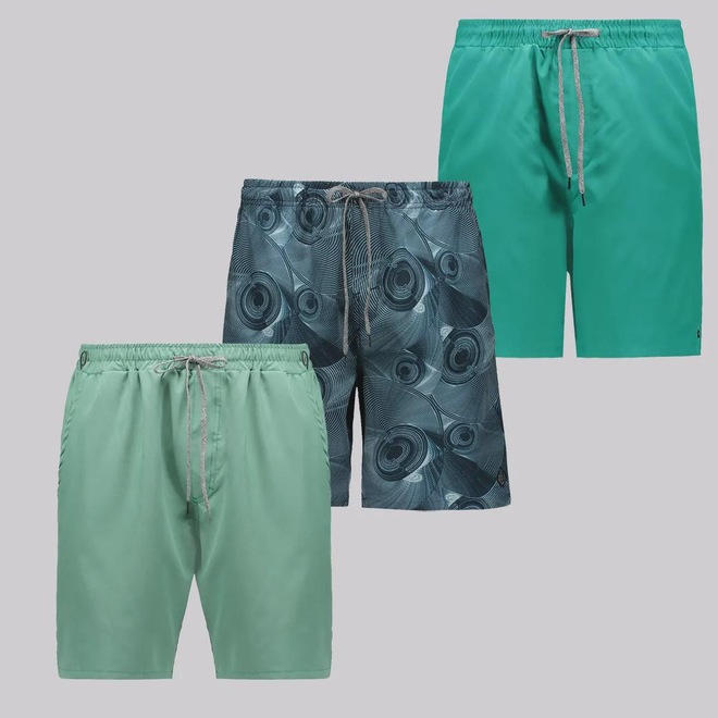 Short Nicoboco - 3 Unidades - Masculino - Foto 1