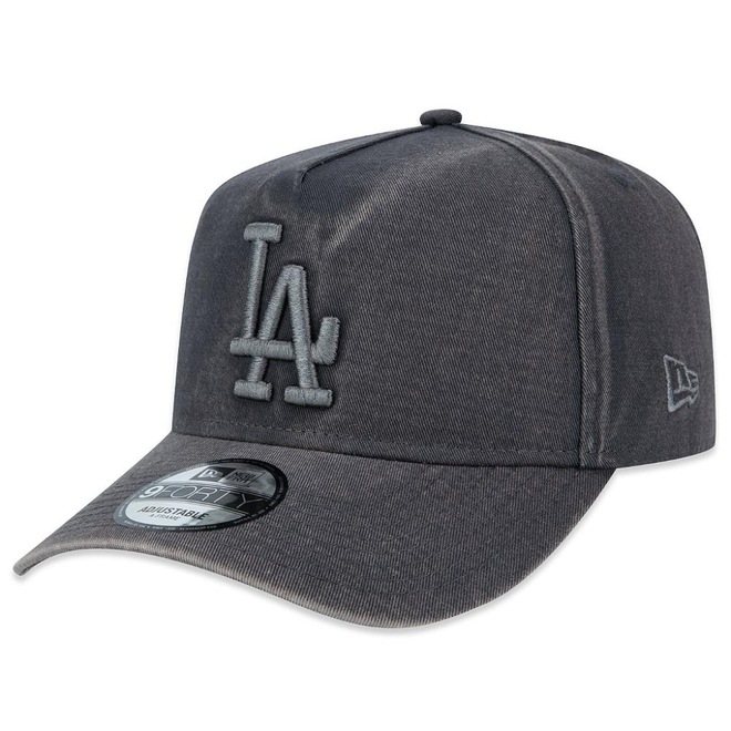 Boné Masculino New Era 940 A-Frame Los Angeles Dodgers Tonal Snow Wash - Foto 1