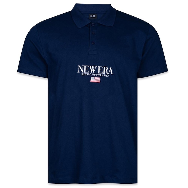 Camisa Polo Masculina New Era Vintage - Foto 1