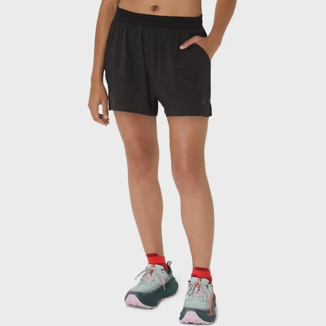 Shorts Asics Fujitrail Elite Feminino - Foto 1