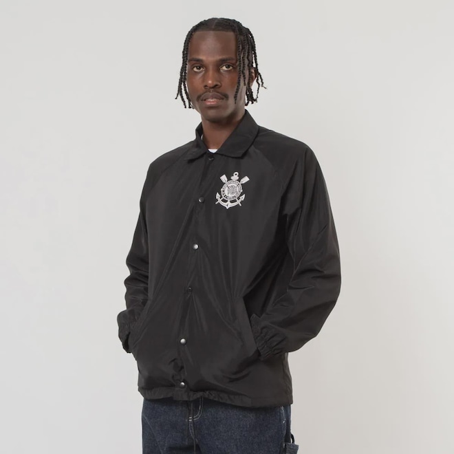 Jaqueta do Corinthians Coach Masculina - Foto 1