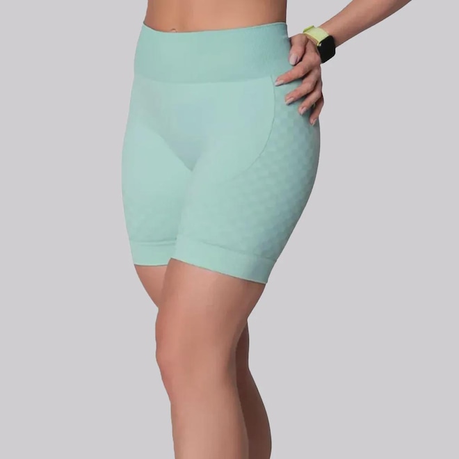 Shorts Selene Sem Costura Feminino - Foto 1