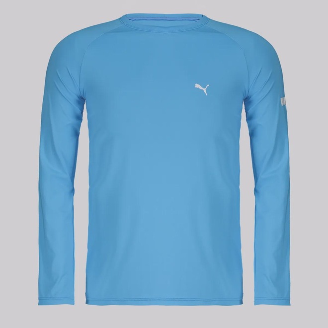 Camiseta Puma Manga Longa UV50+ Infantil - Foto 1