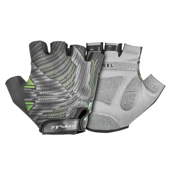 Luva de Ciclismo Poker Antishock Gel Energy - Foto 1