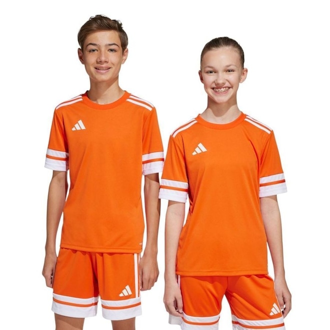 Camiseta Infantil adidas Manga Curta Squadra 25 - Foto 1