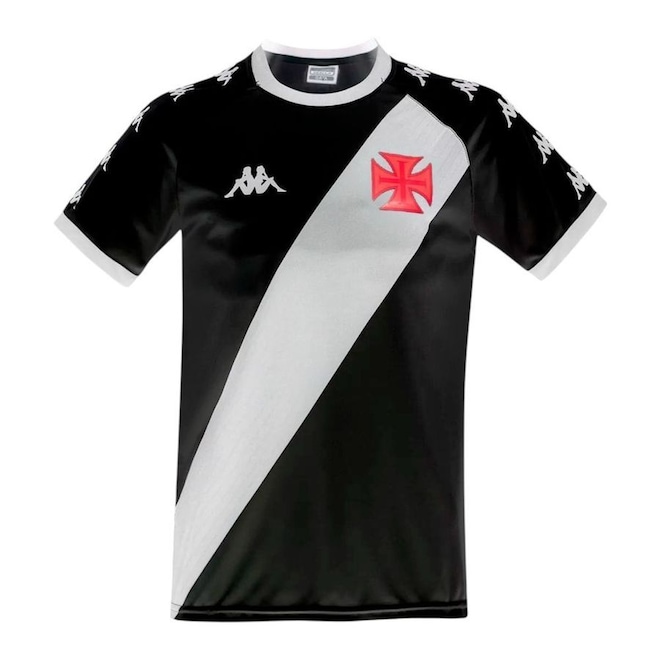Camisa do Vasco da Gama Supporter Class Kappa Masculina - Foto 1