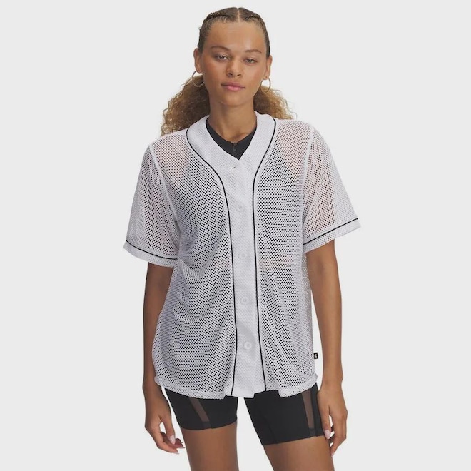 Blusa Feminina Under Armour Baseball Jersey - Foto 1