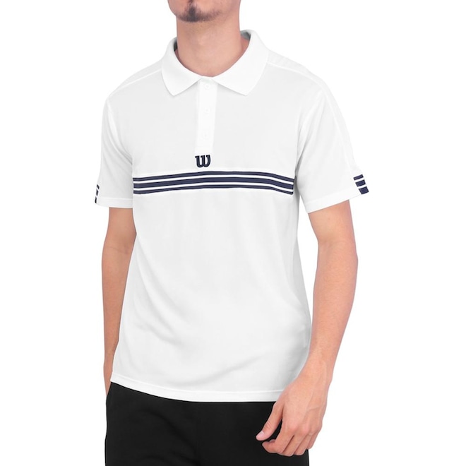Camisa Polo Masculina Wilson Tour Pique 2 - Foto 1