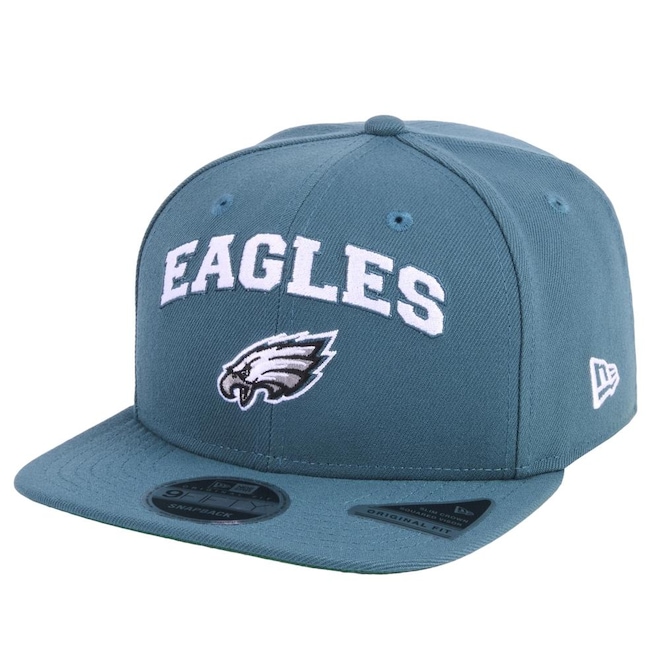 Boné Masculino New Era 9FIFTY Original Fit NFL Philadelphia Eagles Fan - Foto 1