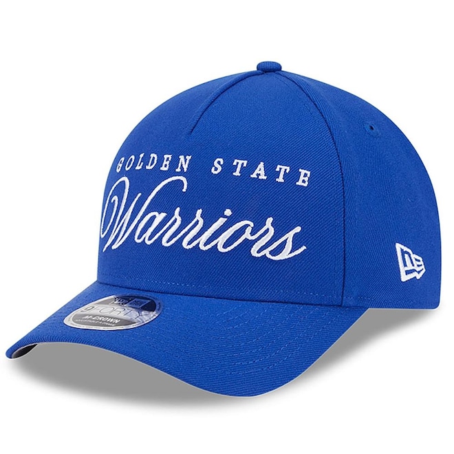 Boné Masculino New Era 9FORTY M-Crown A-Frame 2025 NBA Draft Golden State Warriors - Foto 1