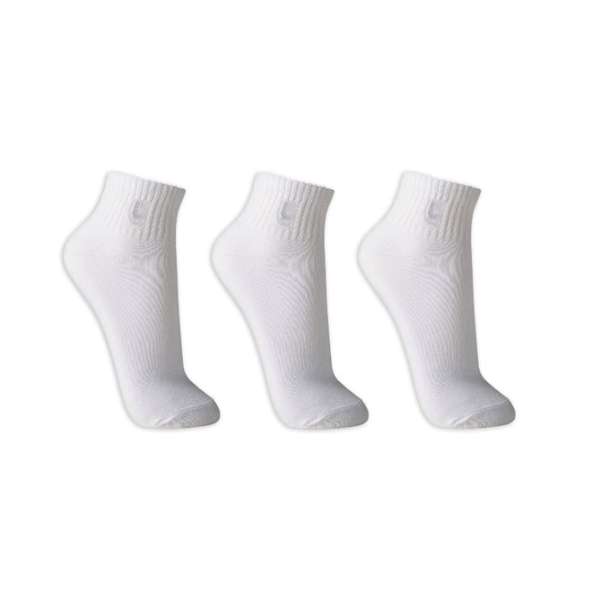 Meia Cano Curto Lupo com 3 Pares Unissex - Foto 1