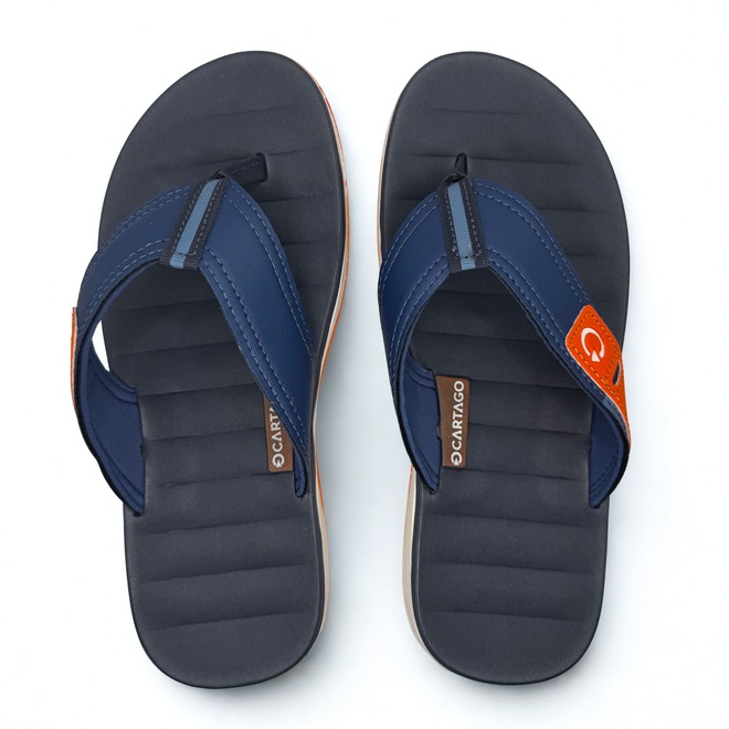 Chinelo Cartago 10954 Malaga Dedo Masculino - Foto 1